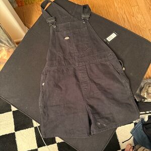 Dickies Black Workwear Overalls with Tag